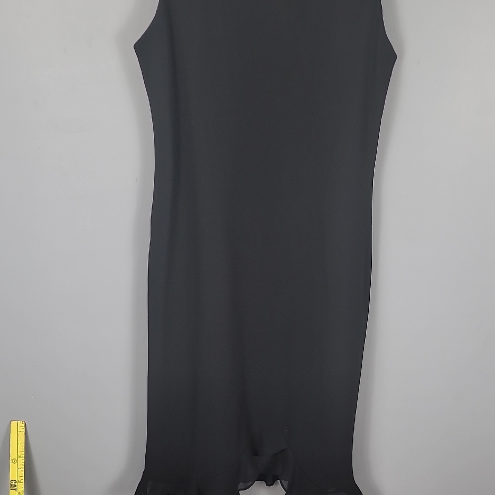 Donna Ricco Vintage Black Sheath Mini Dress - Picture 3 of 10